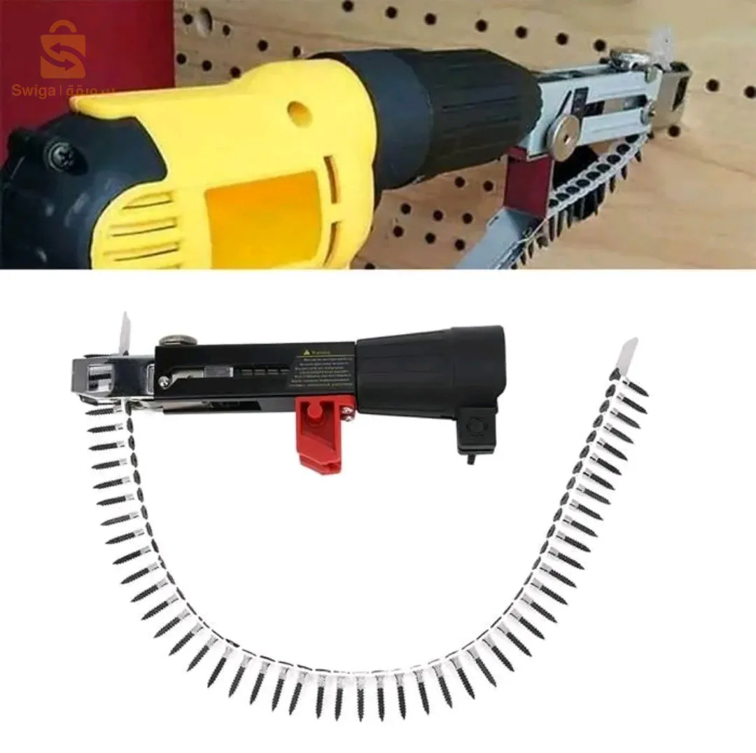 Convertisseur de pistolet à clous à chaîne pour visseuse