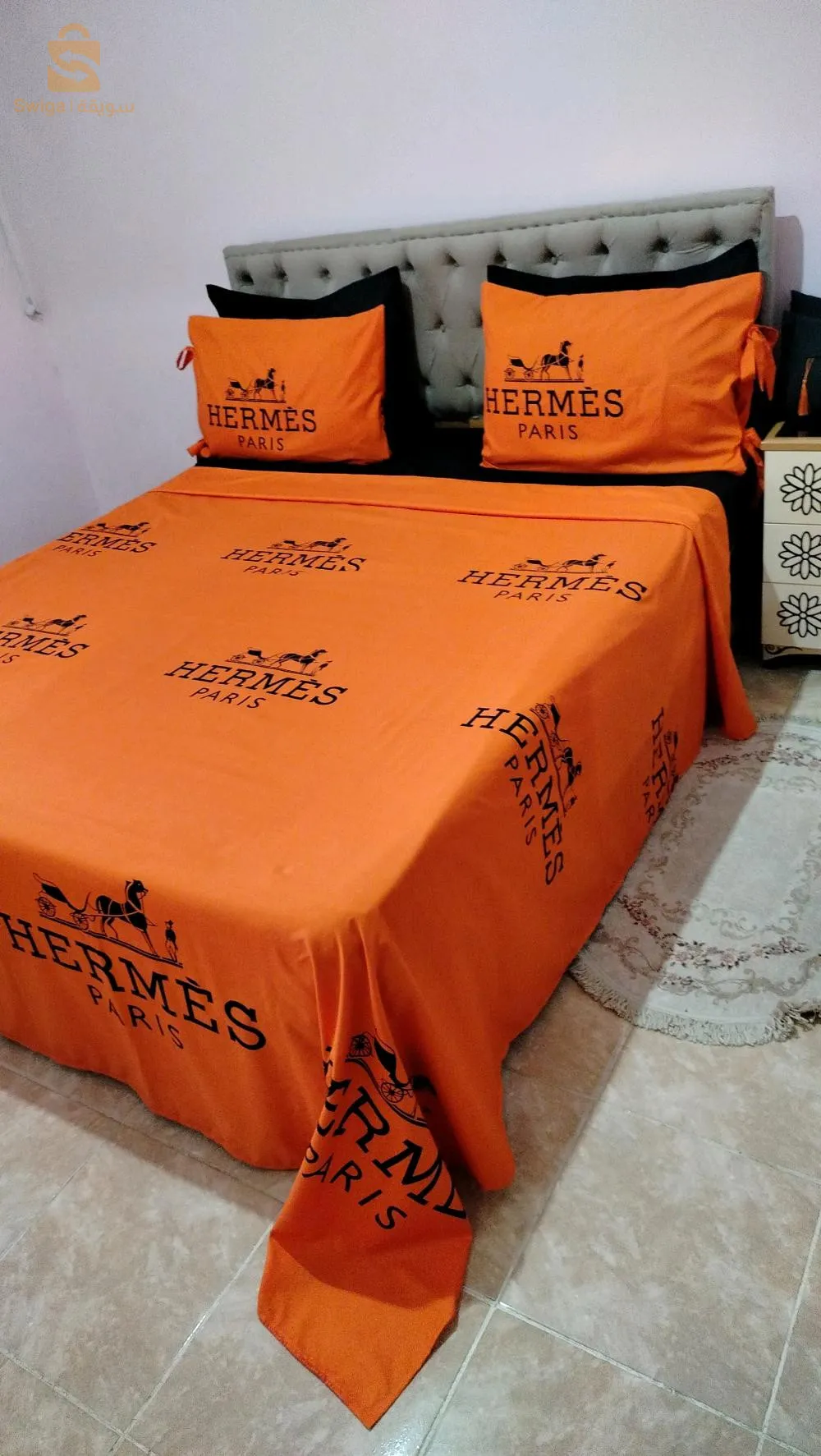 parure de drap 6 pièce HERMES