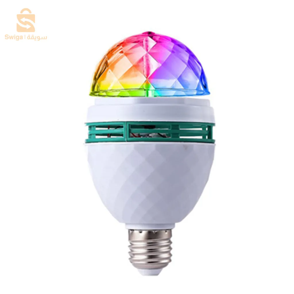 Lampe de scène rotative 360° Jeux De Lumière Multi Couleur Led Pour Fête