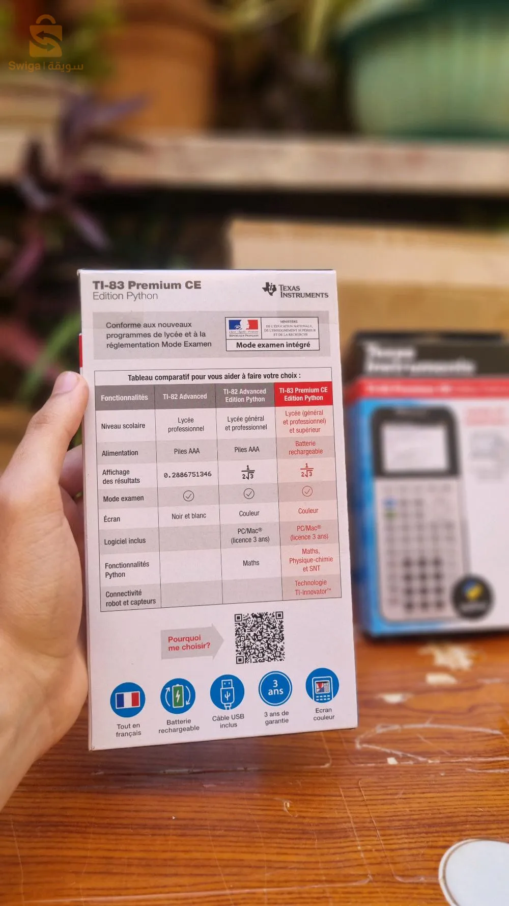 Calculatrice TI-83 Premium CEÉdition python