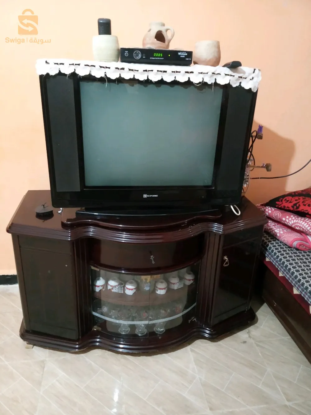 اجونتري مع تلفاز