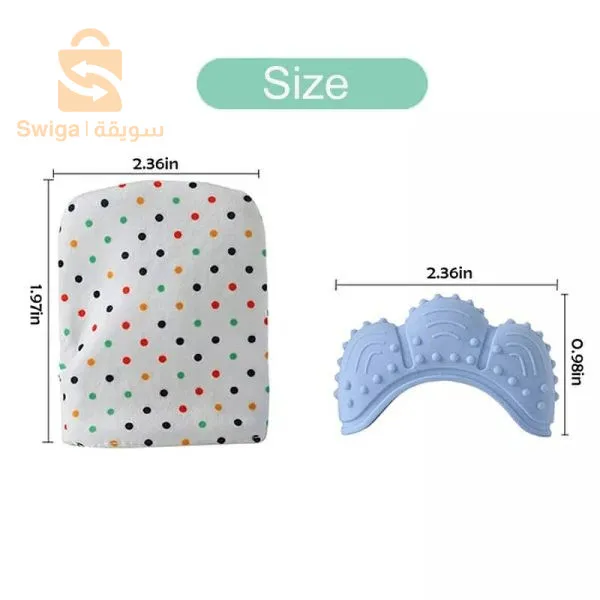 Anneau de dentition en Silicone pour bébé, sans BPA, doux, succion des doigts,