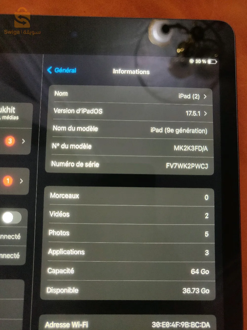 ipad 9 th génération mdm