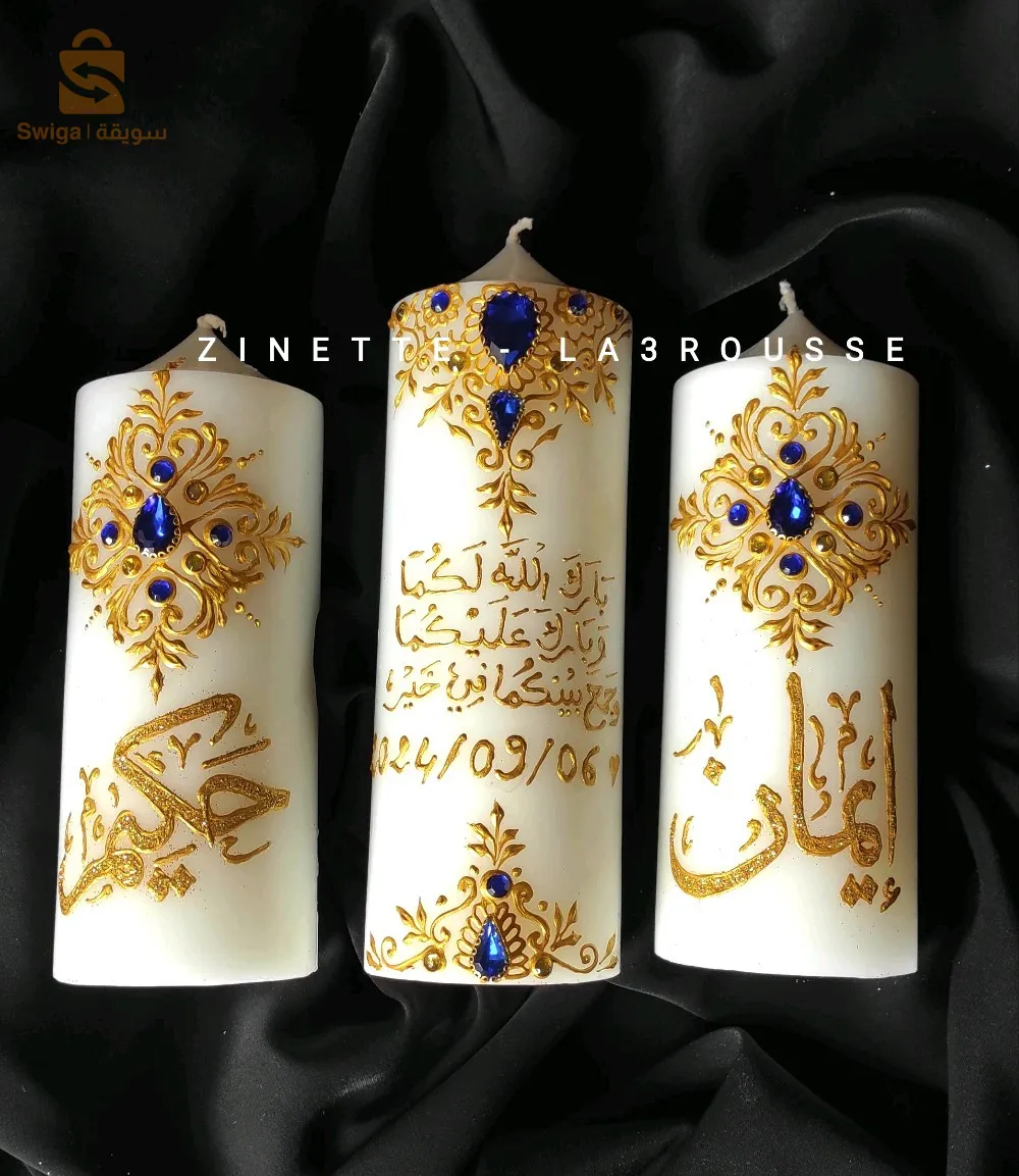 des bougies henné pour mariée.. décoration 🤳🏻... offrir un cadeau 🎉🥳.. soyez les bienvenus.. livraison disponible 58 wilaya