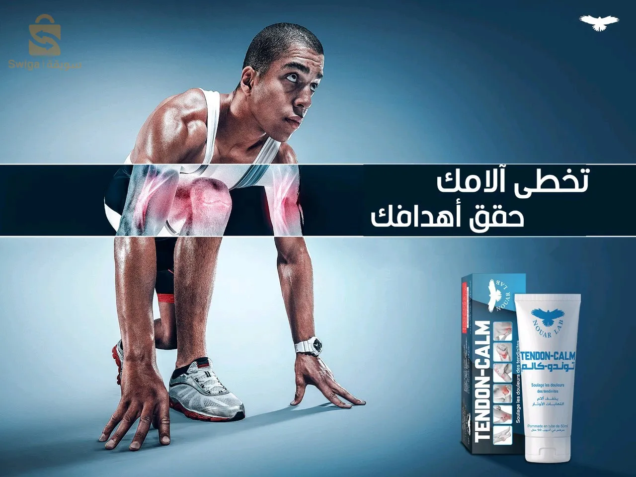 مرهم لآلام إلتهابات الأوتار والروماتيزم  tendon calm Pommade pour apaiser les douleurs des tendinites et des rhumatismes