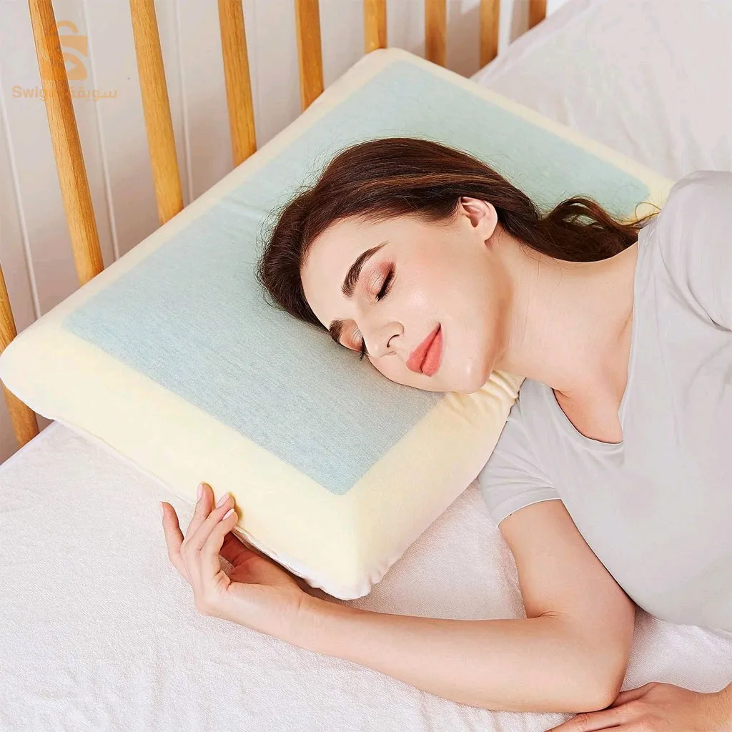 Oreiller en Mousse à Mémoire de Forme 50x30x10cm