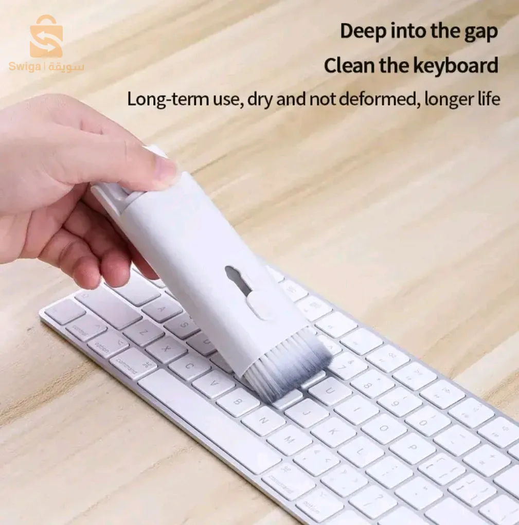 ￼  مجموعة التنظيف متعددة الوظائف 7 في 1 مع أداة سحب المفاتيح - مجموعة تنظيف متعددة الوظائف 7 في 1