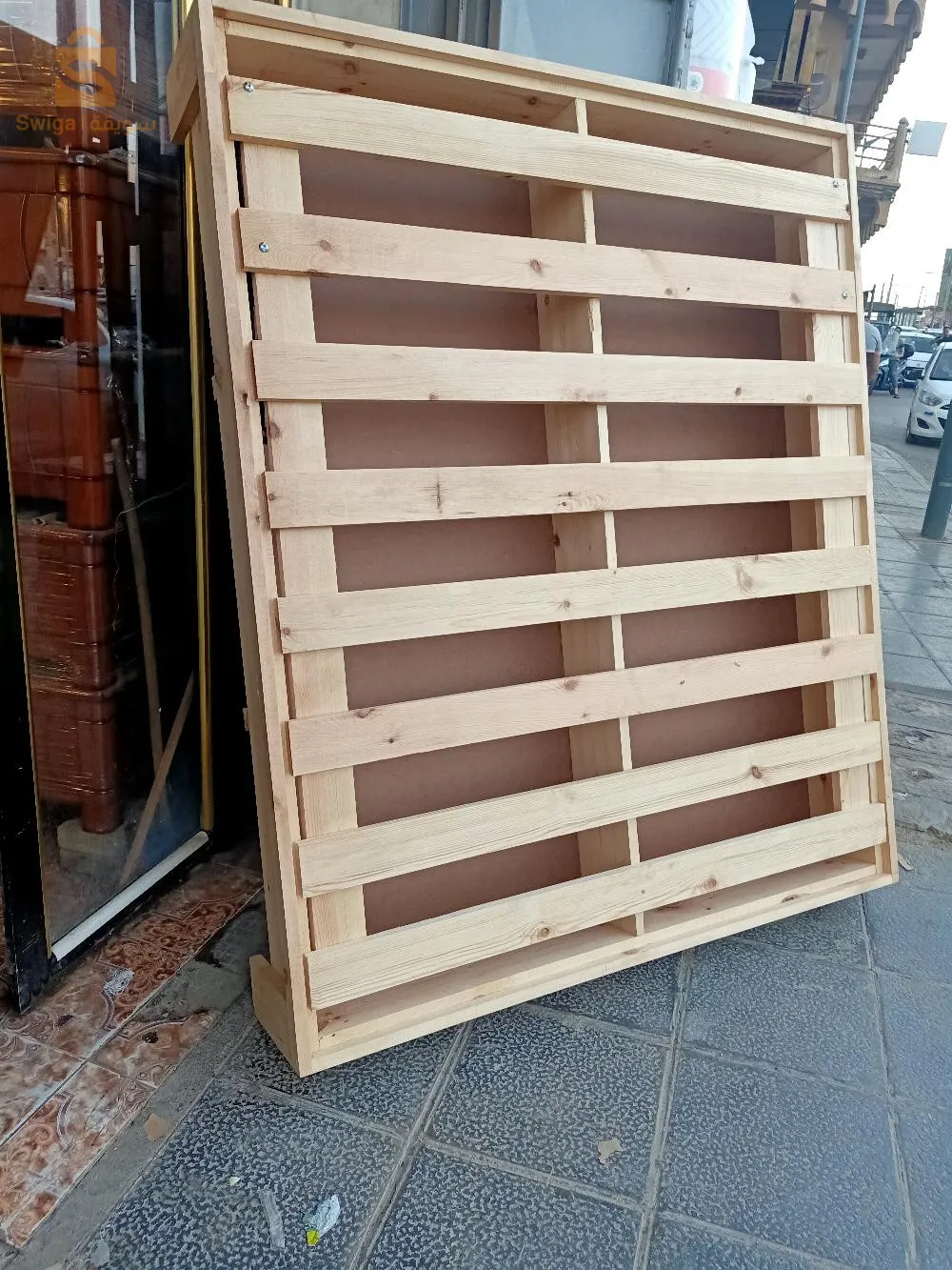 somi coffret 160/190 bois rouge