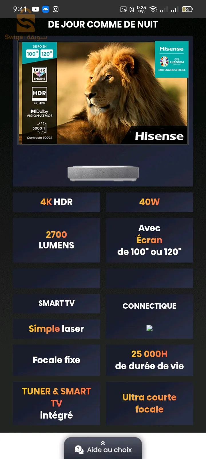 Hisense 100L5F