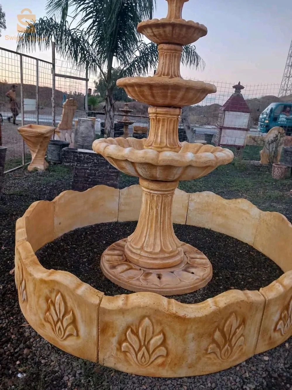 Tabla Garden, fontaines à eau de toutes tailles, vases pour le jardin et les lieux publics