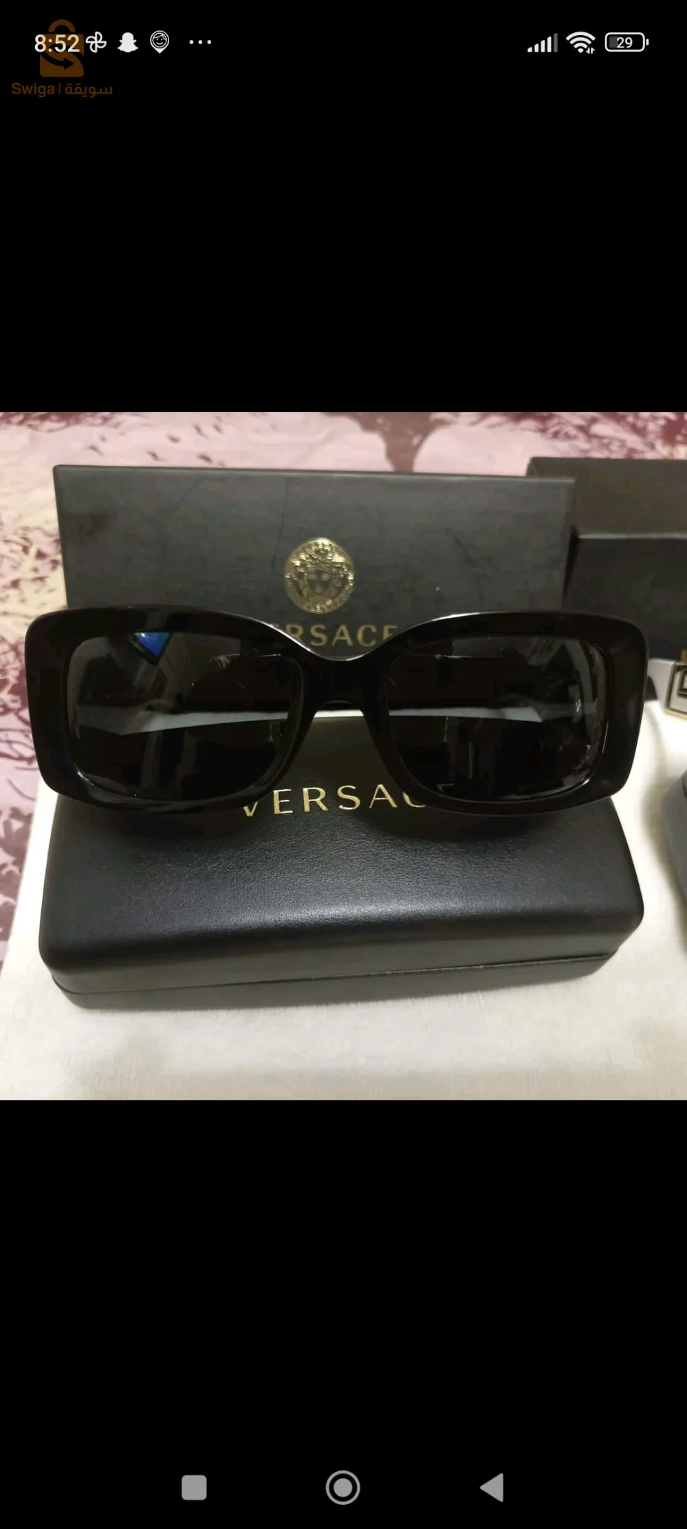 lunettes Versace origine certifié