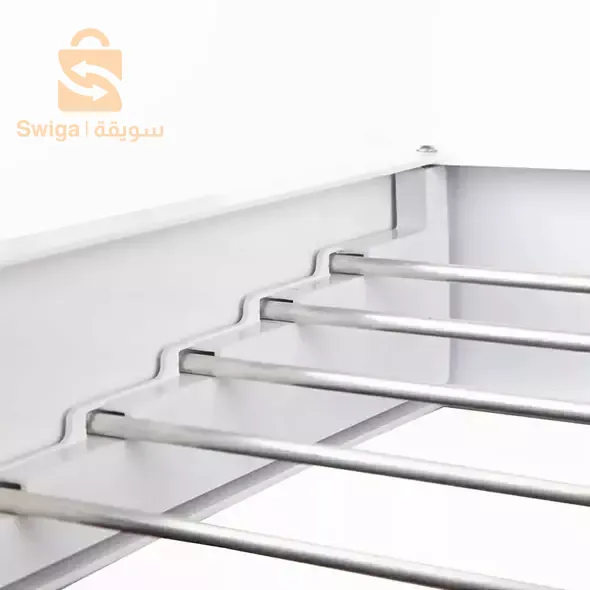 مجفف ملابس قابل للطي حائطي 1متر