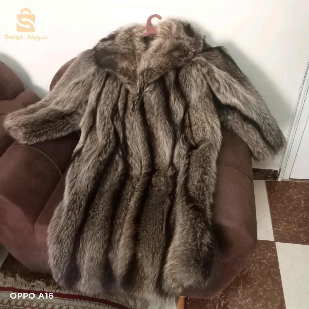 معطف شتوي كابةنسائي كوير والفرو أصلي