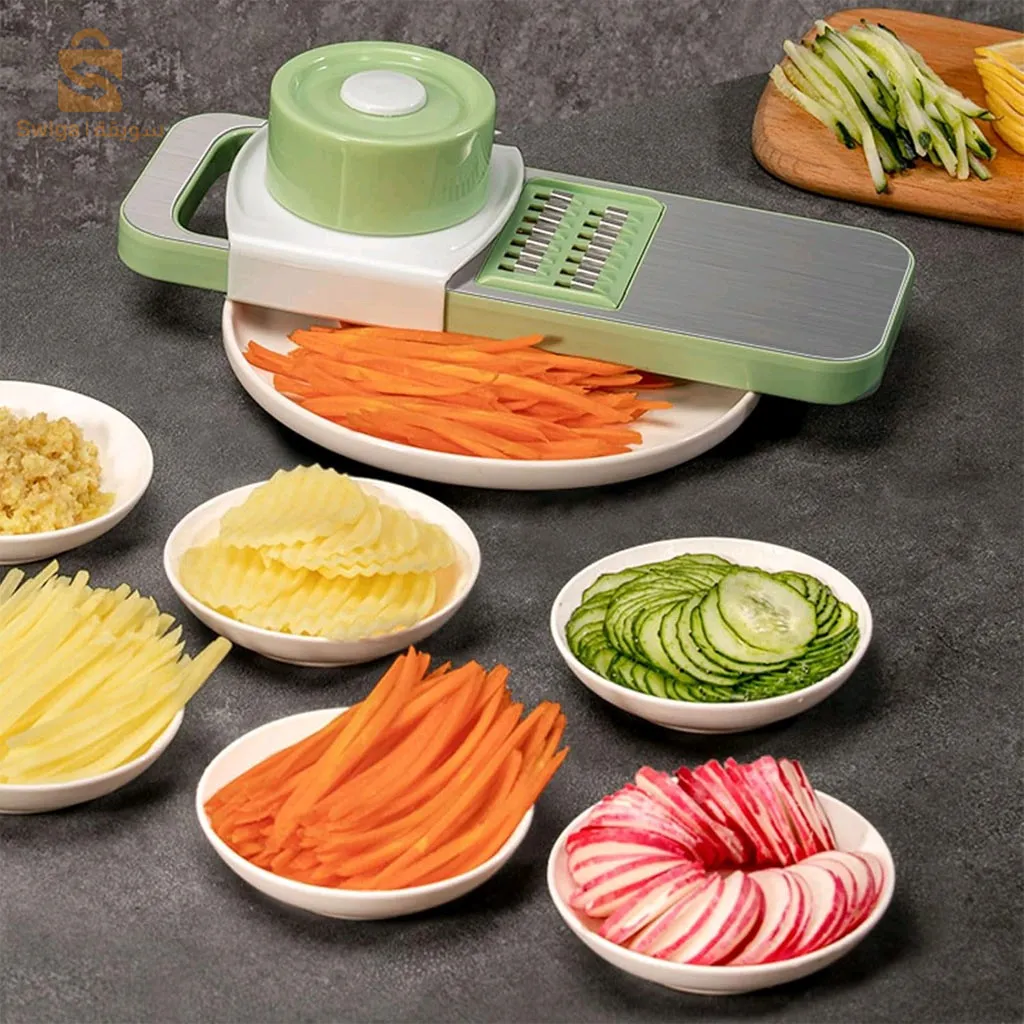 Mandoline hachoir à légumes portatif, coupe-julienne, trancheuse à légumes