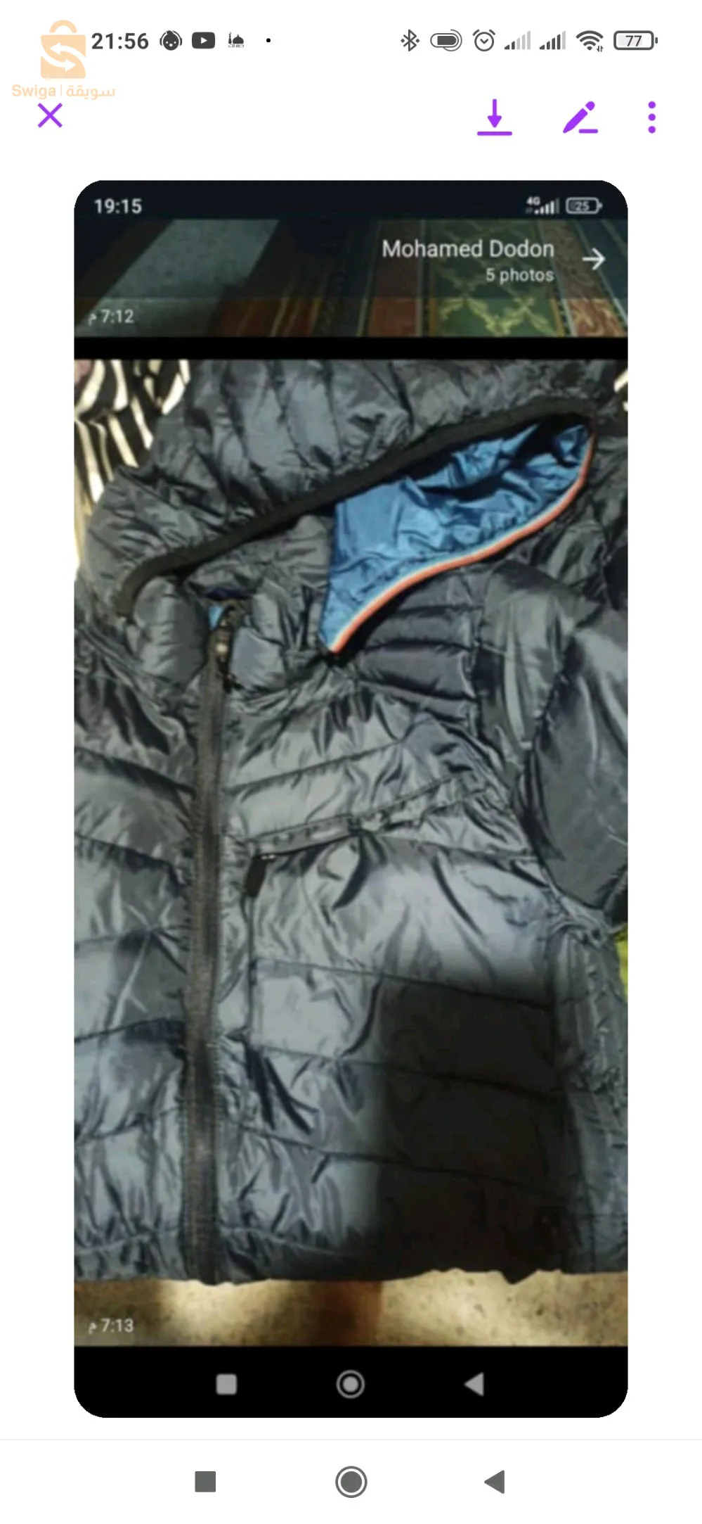 veste doudoune chtiwa