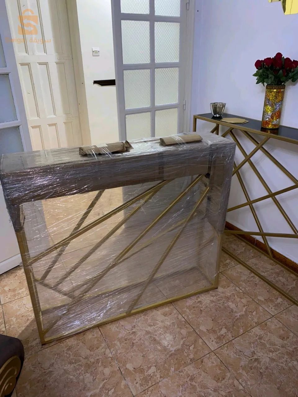 console doré modern  w kyn sur messures