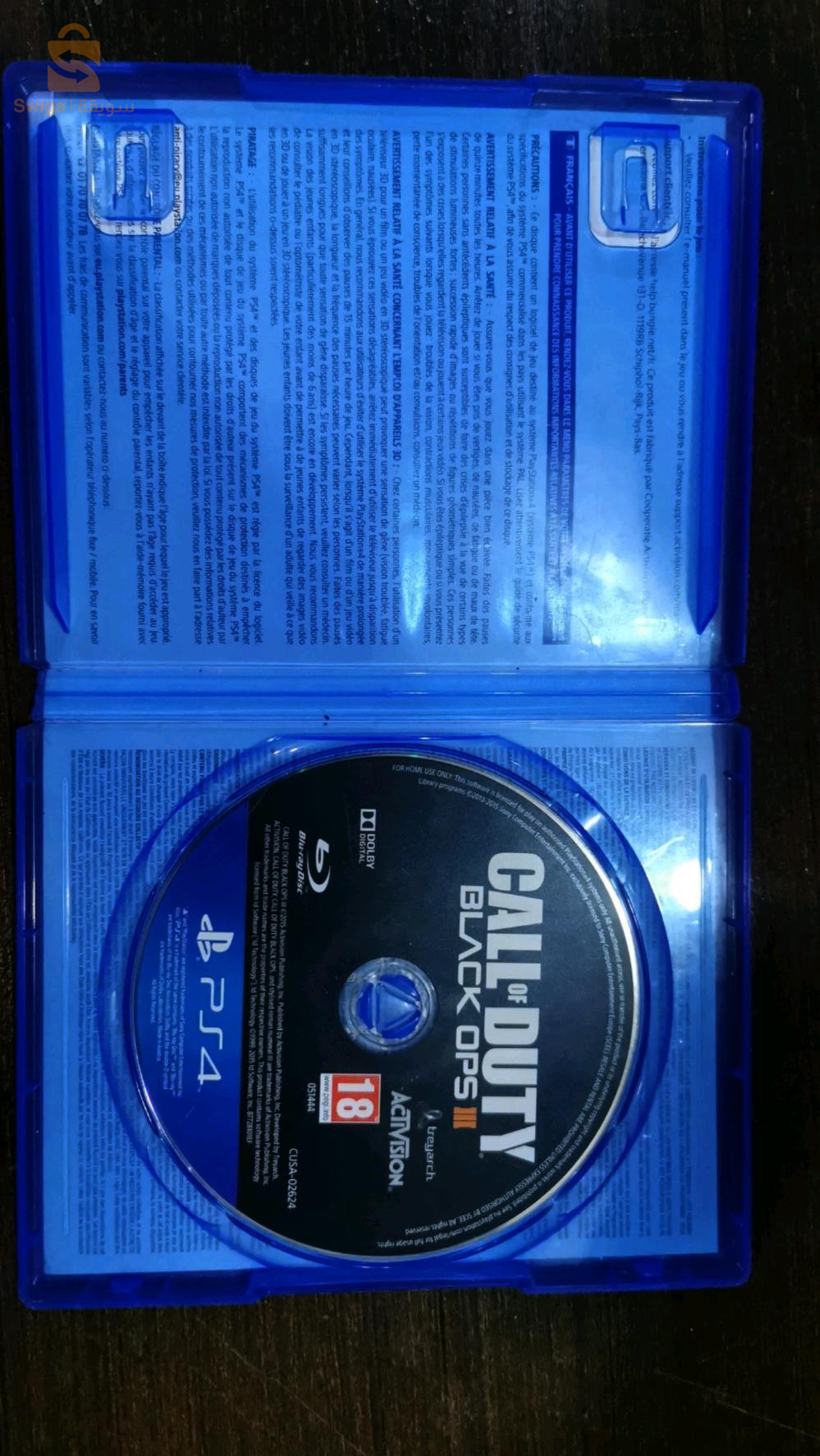 Cd call of duty black ops 3