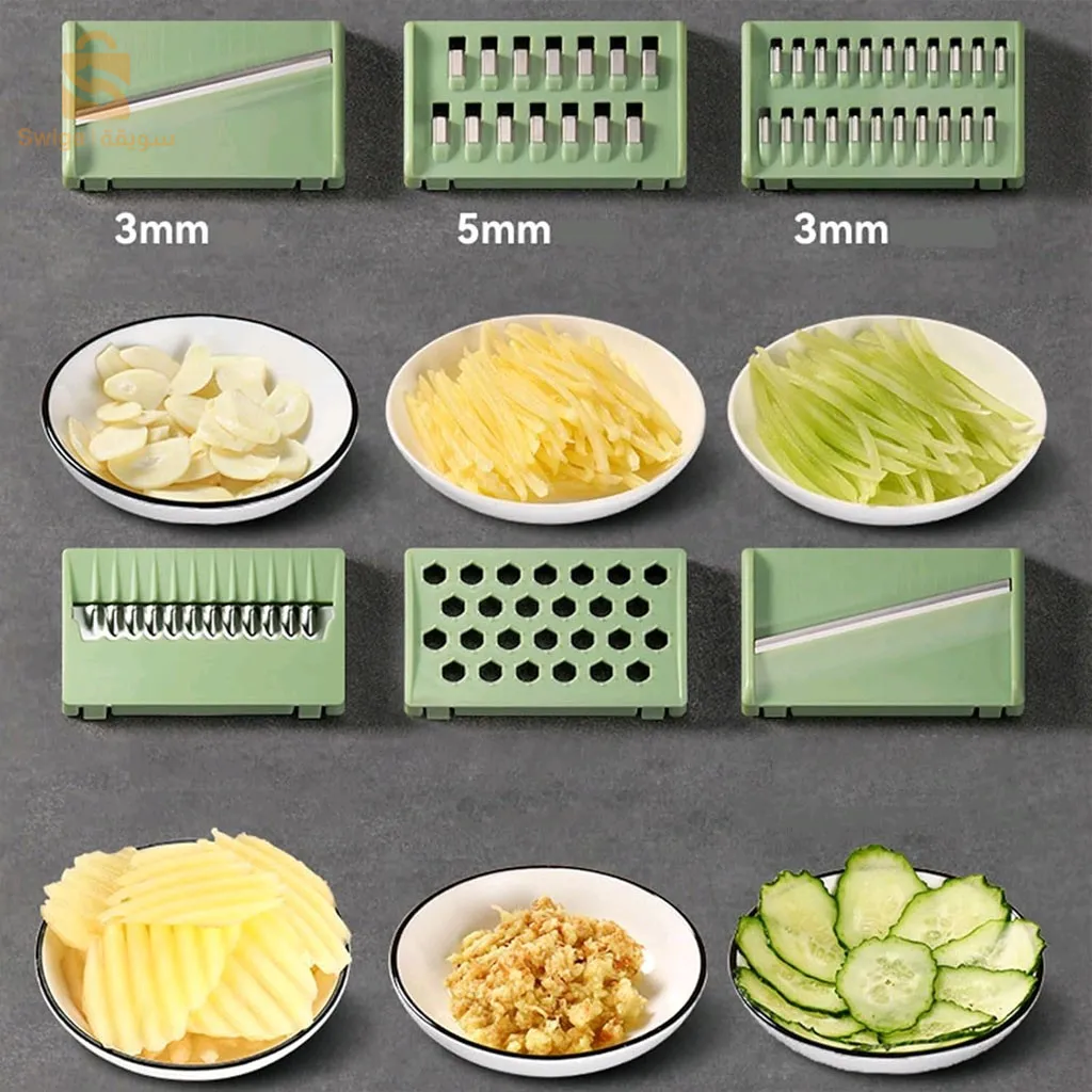 Mandoline hachoir à légumes portatif, coupe-julienne, trancheuse à légumes