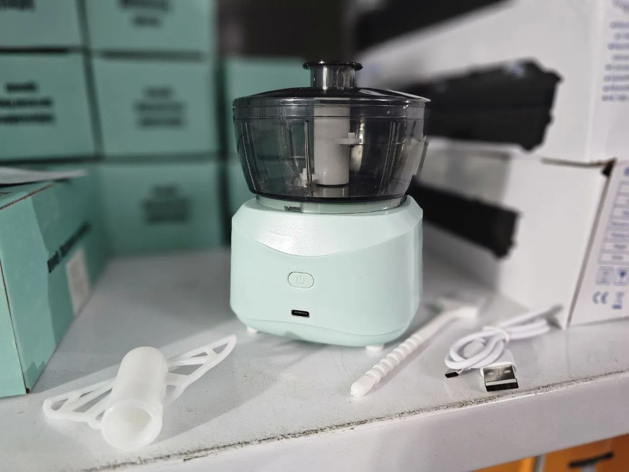 Mini Hachoir électrique Portable Rechargeable multifonction 350 ML