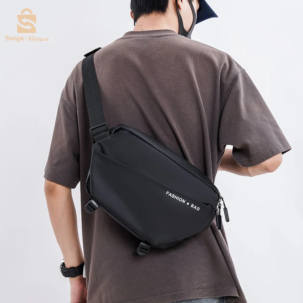 Fashion Bag Sac de poitrine décontracté pour hommes avec bandoulière LX066