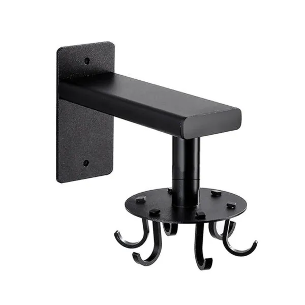 Pack 2 Support de rangement rotatif 360 a 8 crochets en acier inoxydable