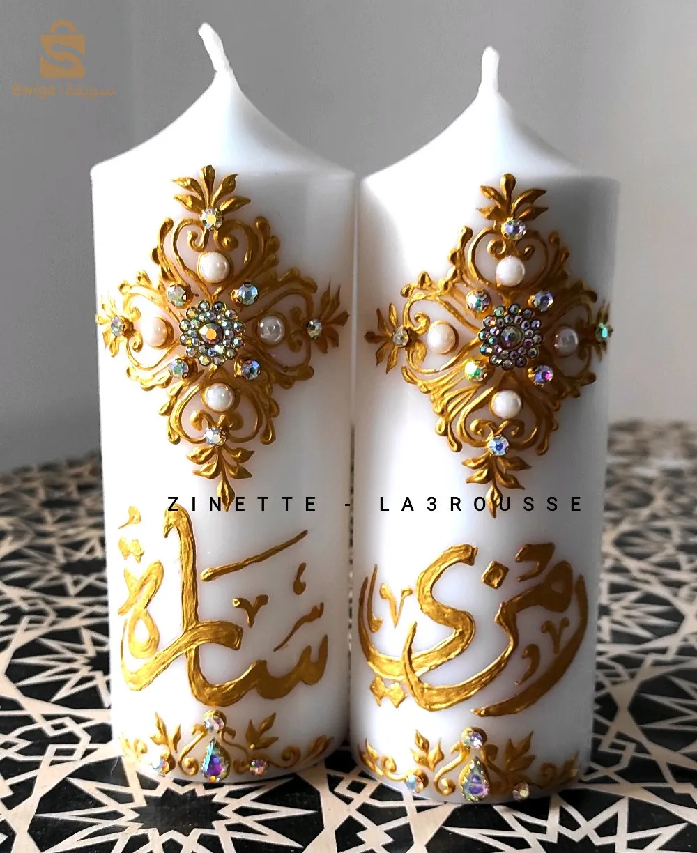 شموع الحنة .. لوازم الحنة .. تقدم كهدية تحمر الوجه 🥰 مرحبا بيكم .. المكان النوفال وكاين التوصيل 58 ولاية ..