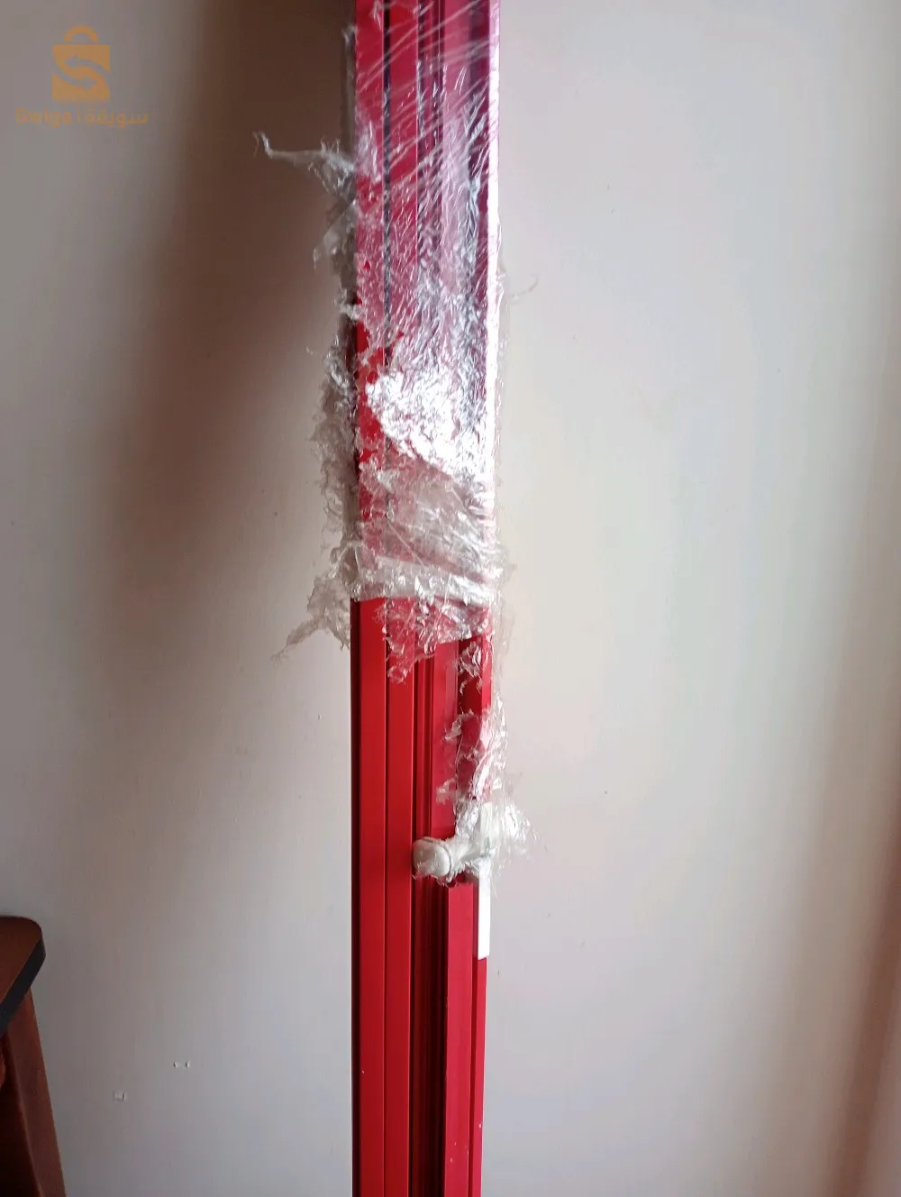 porte coulissante rouge neuf