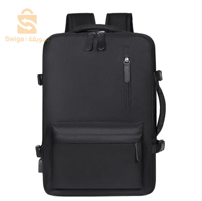 Sac à dos de voyage grande capacité avec plusieurs compartiments extensible L-264 - Bleu