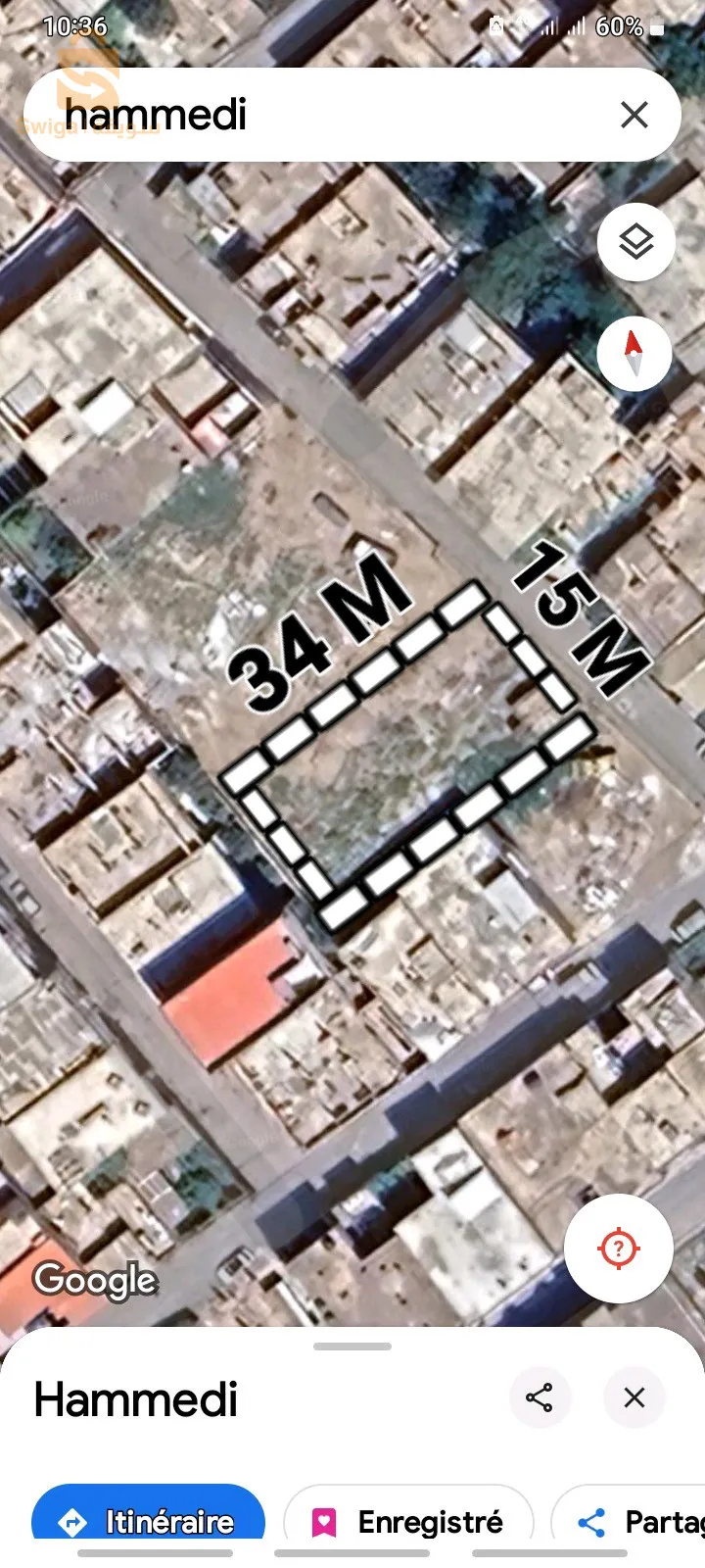 قطعة ارض بحمادي