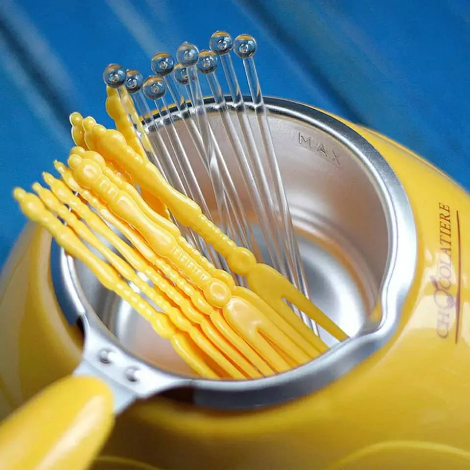 Chocolatiere Electric en acier inoxydable avec des moules 20W