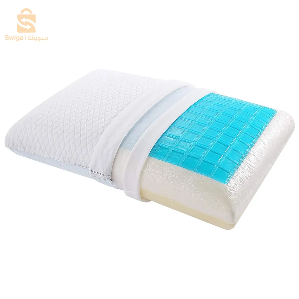 Oreiller en Mousse à Mémoire de Forme 50x30x10cm