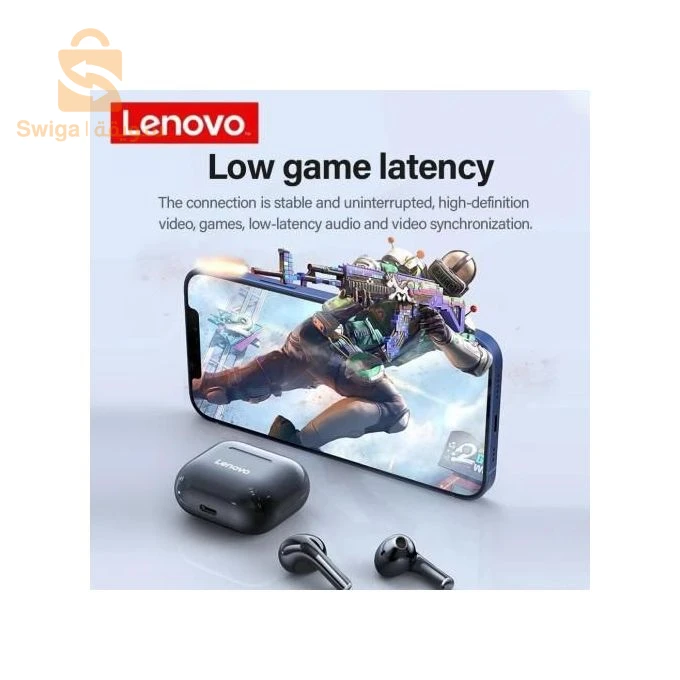 Lenovo LP40 Pro TWS  écouteurs sans fil Bluetooth 5.1
خصائص تقنية :

النوع  | سماعات لاسلكية
العلامة  | Lenovo
المرجع  | LP40
اللون  | أبيض
مدة العمل  | 4-6 ساعة

نطاق البلوتوث | 10 متر
طريقة الشحن  | Type C
سعة البطارية  | العلبة 300 ملي أمبير / السماعات 40 ملي أمبير
الأبعاد  | العلبة 10 × 8 × 4 سم / السماعات 8 × 3 سم
الوزن  | العلبة 110 غ / السماعات 25 غ