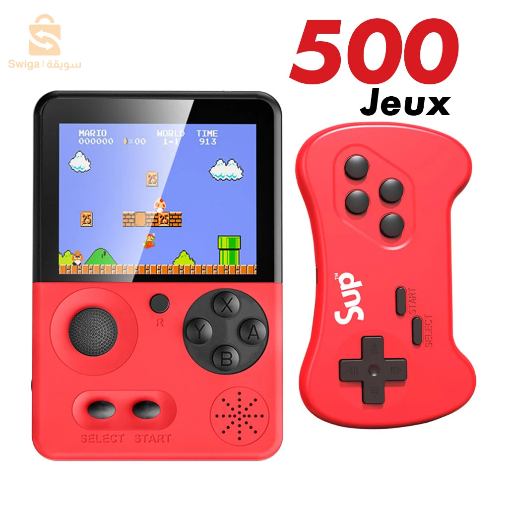 Console De Jeu Rétro 500 Jeux Classiques avec Manette