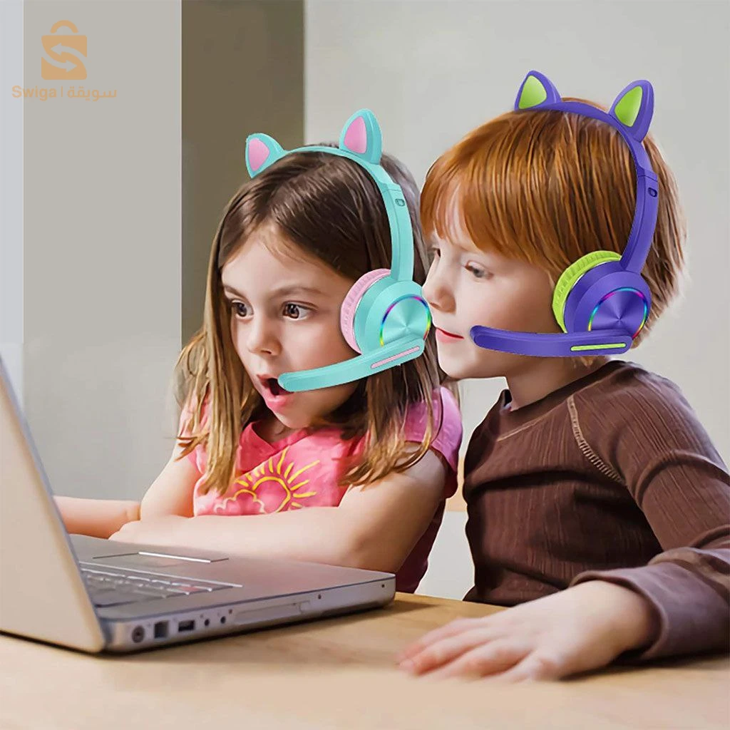 Casque Oreilles de chat Bluetooth