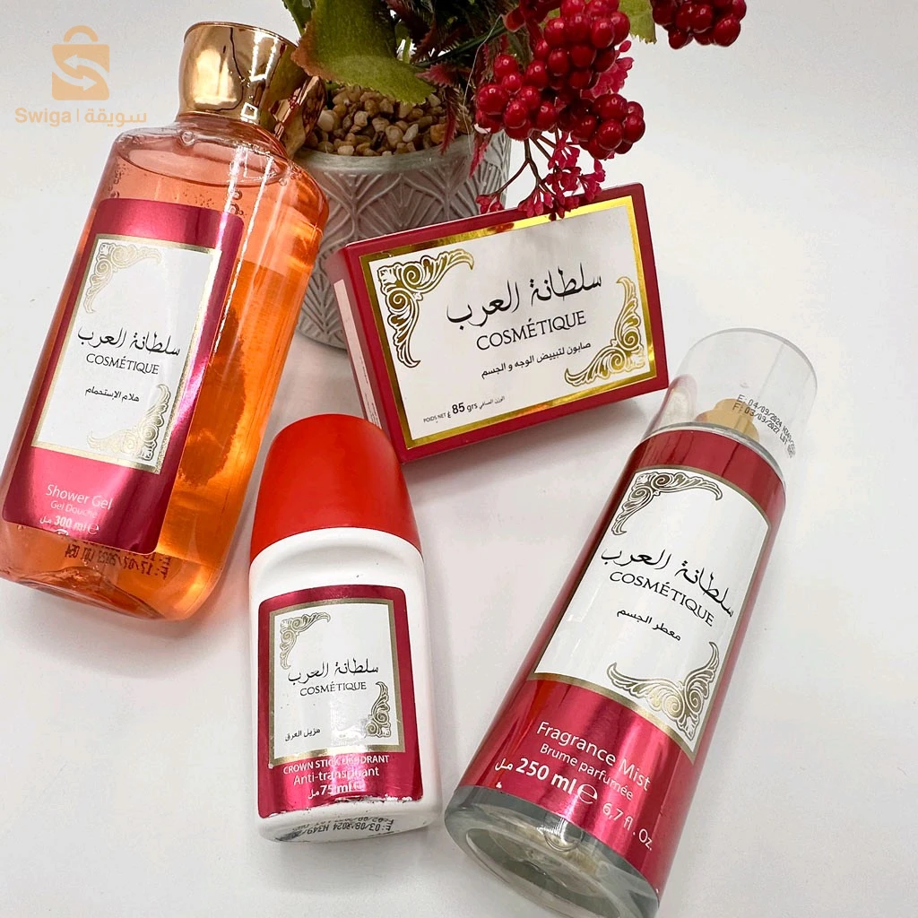 Pack Cosmétique Soltana Gel douche , Savon ,Brume , Déodoran