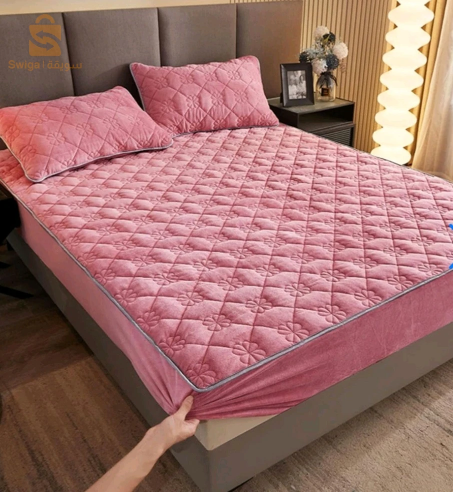 Drap Housse Protection de Matelas en Coton épaissi matelassé