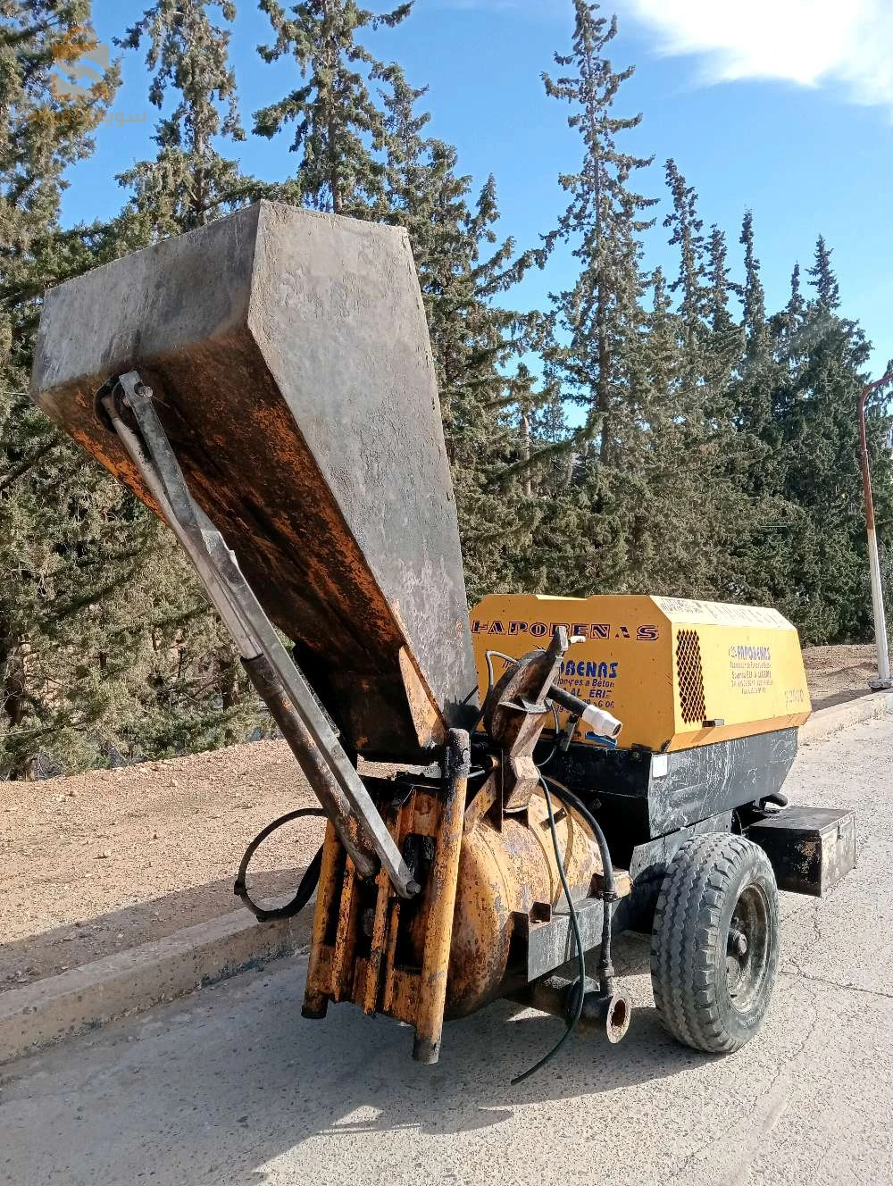 pompe béton fapobénas 2500