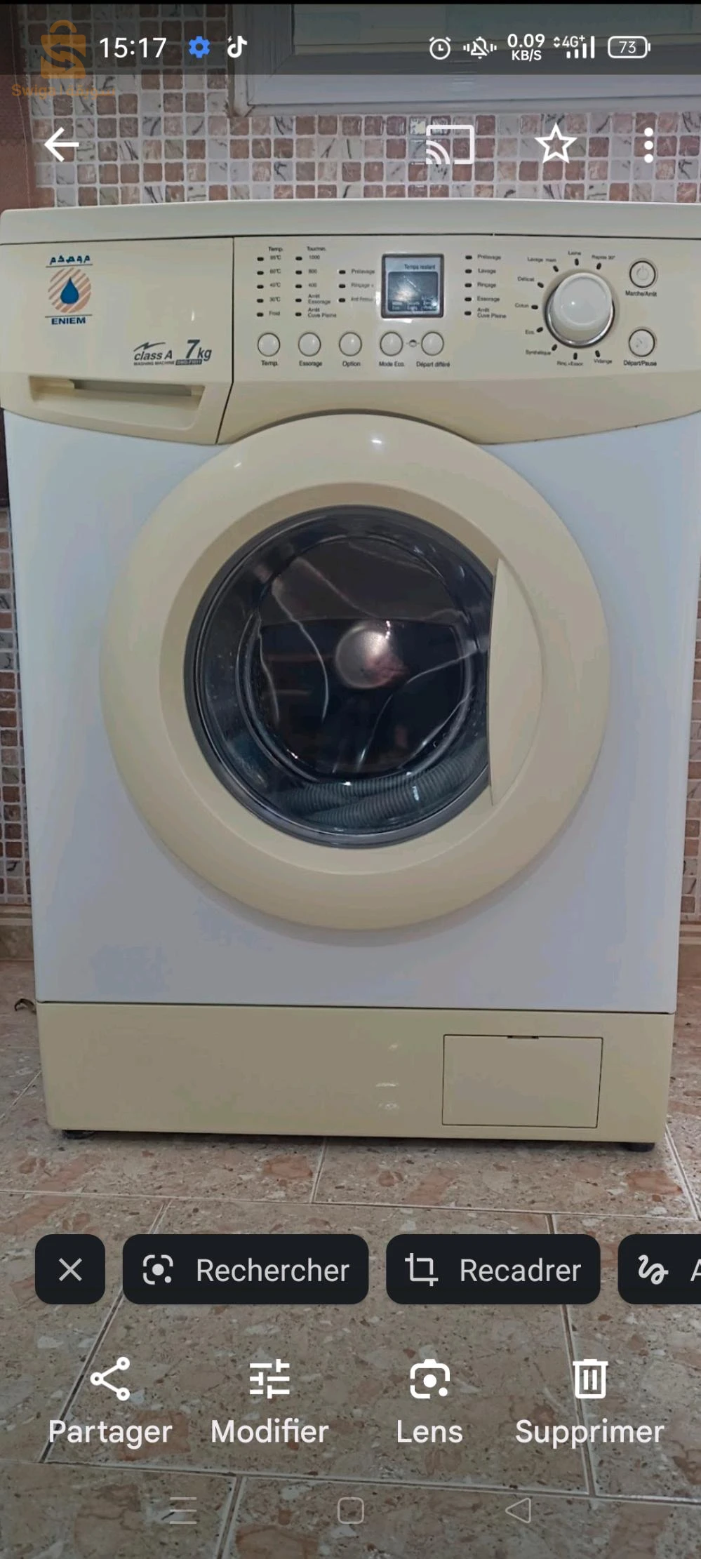 machine à laver marque eniem