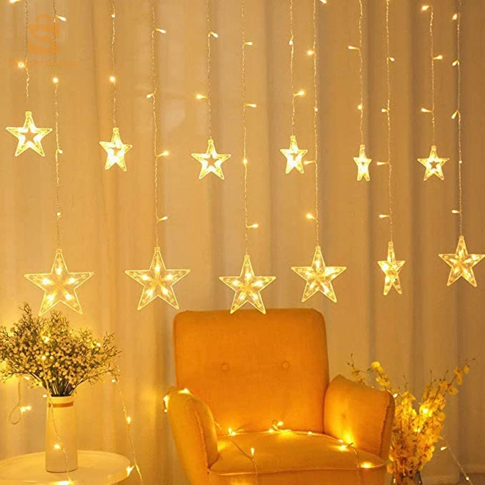 Guirlande lumineuse étanche LED décor pour salle, maison, fête de mariage, fenêtre
