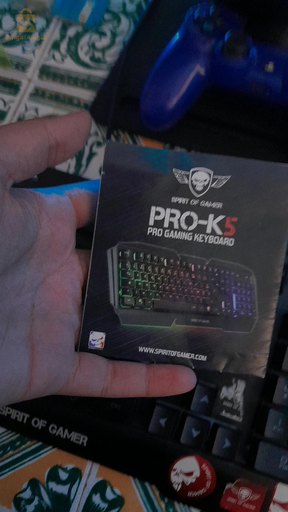 Clavier gamer rgb mecanique , spirit of gamer pro k5