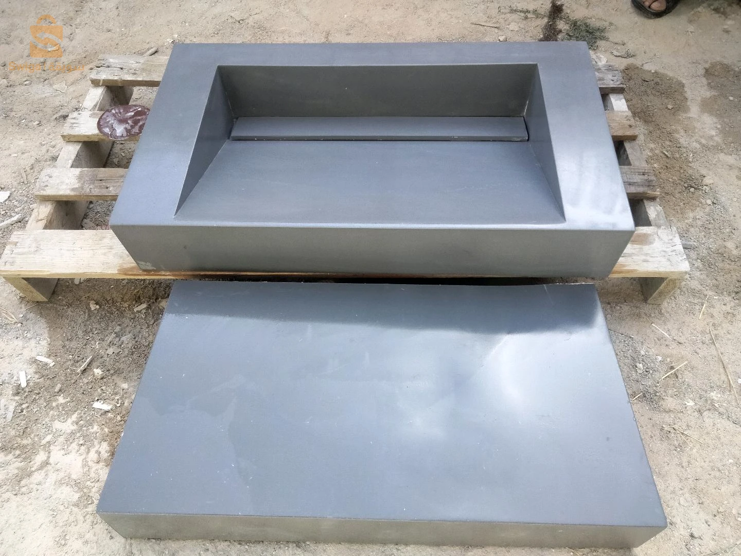 vasque salle de bain lavabo et receveur de douch / sur mesure en corian / solid surface / oshung brand