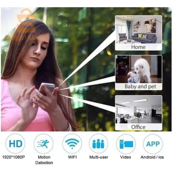 Mini caméra de surveillance Wifi 1080P HD-كاميرا مراقبة صغيرة Wifi 1080P HD