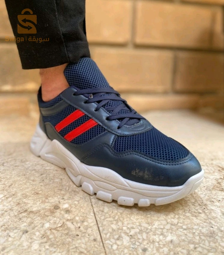 Chaussure streetwear casual confortable semelle absorbante au chocs - BLEU NUIT