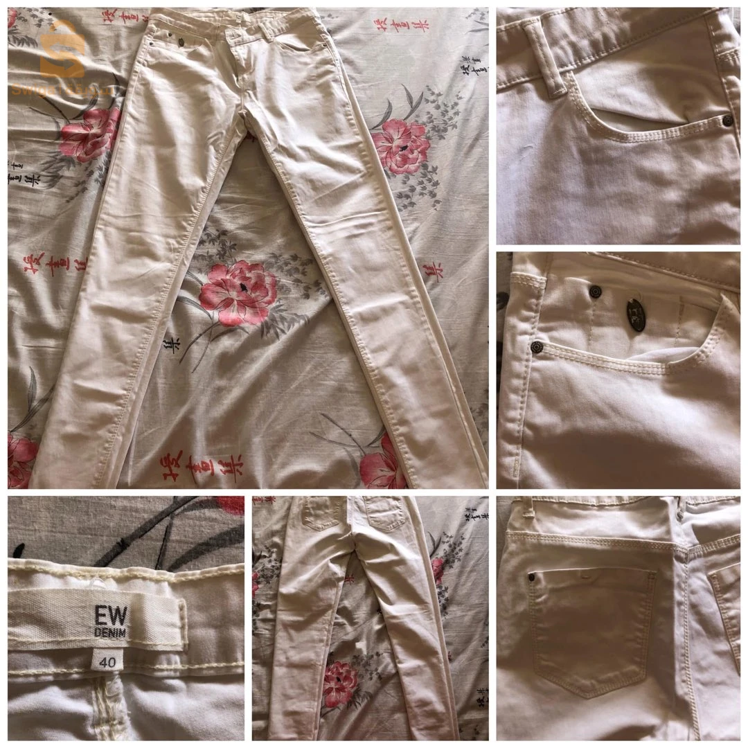🛍️ Vente d'occasion : Pantalon blanc EW Denim !🛍️