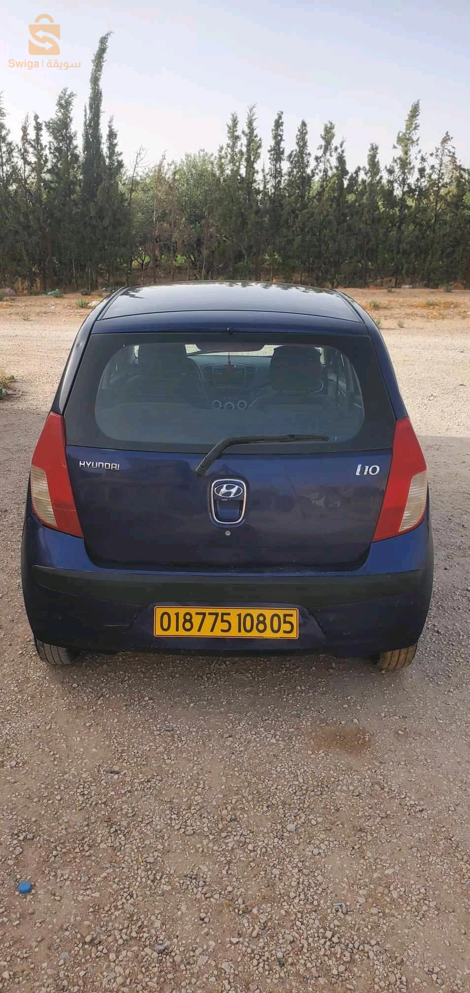 i10 فيها حزام على برى على لبيبان برك كلش نظيف وفيها نقرة صغيرة فرونجرو 0672101784