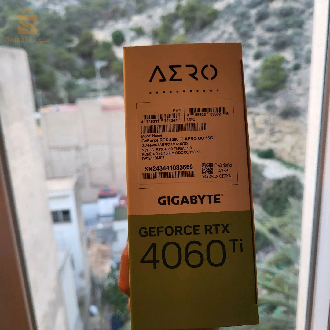 carte graphique Gigabyte NVIDIA GeForce RTX 4060 Ti AERO OC 16GB GDDR6 jamais utilisé