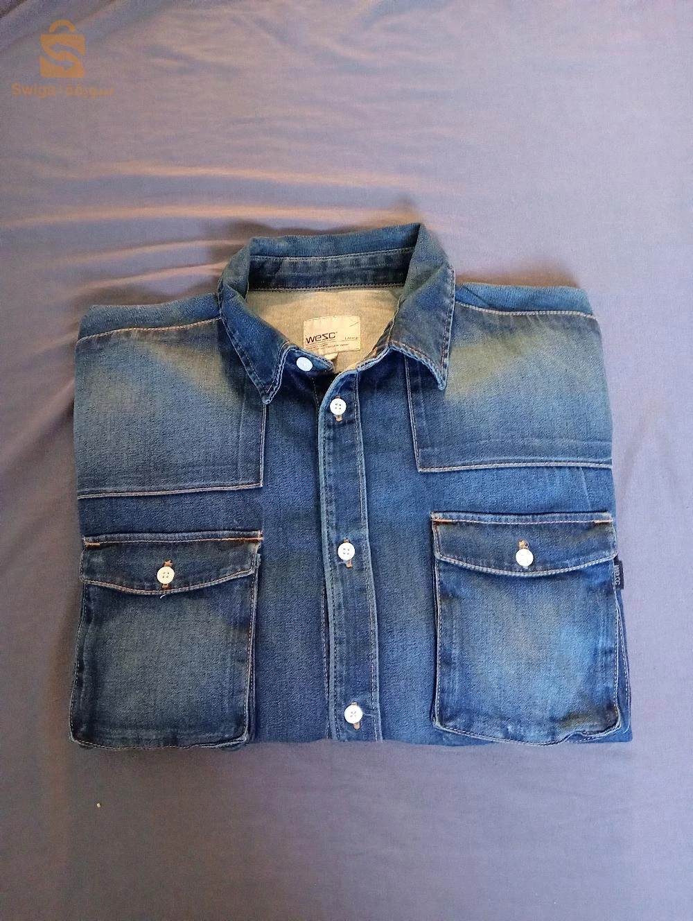 chemise jean original état neuf taille L large XL