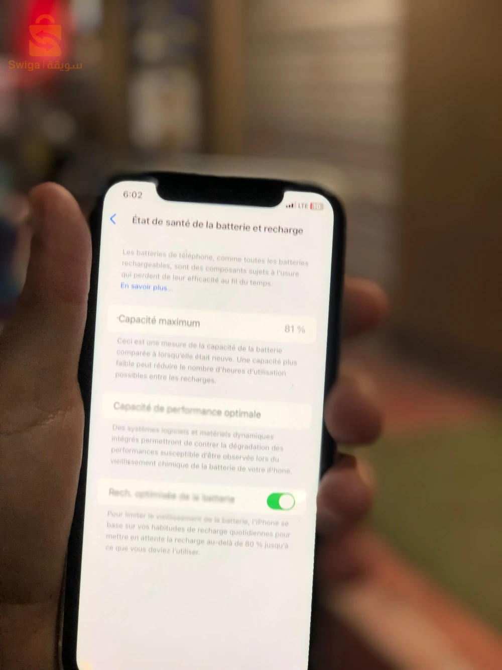 iPhone 11c€
64GB
batterie 81%
koulch asli w active