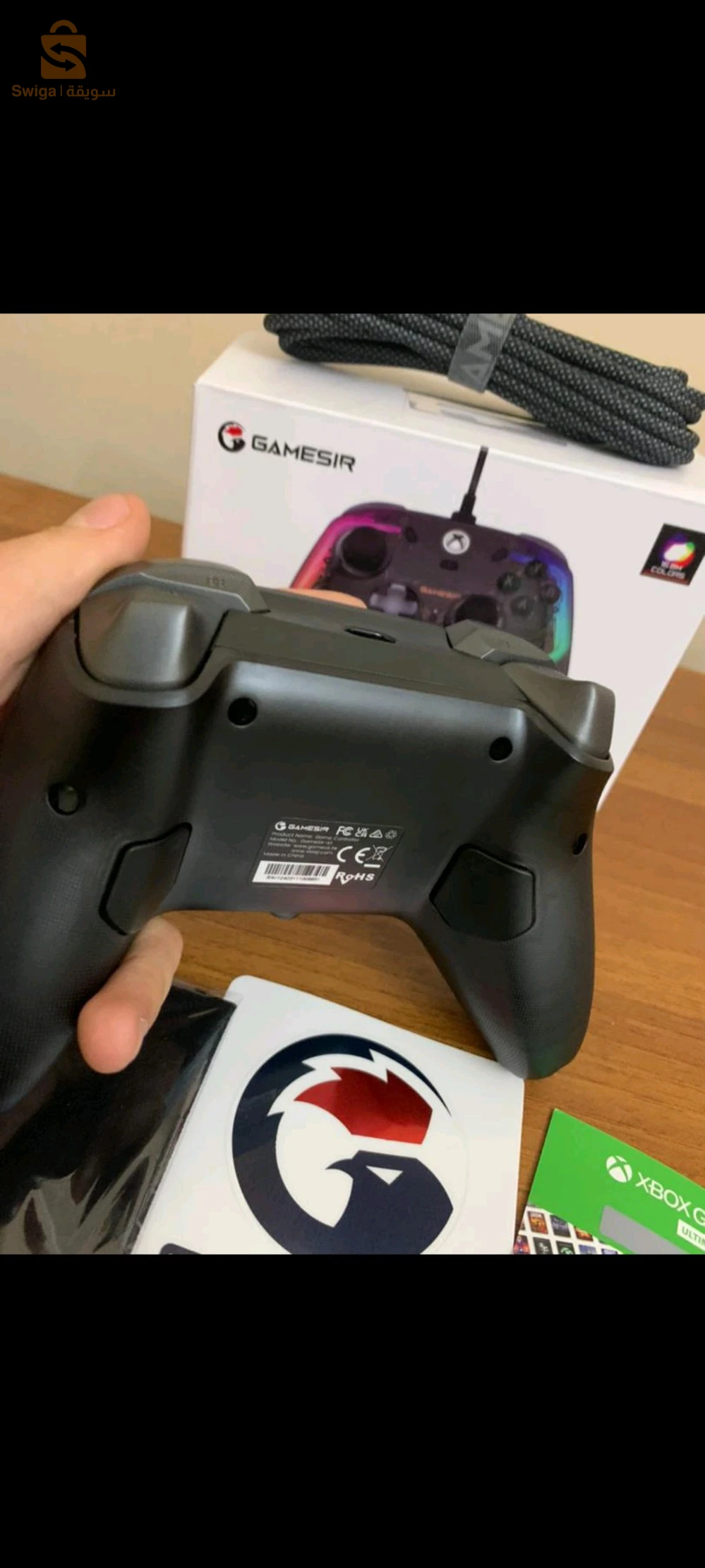 Manette filaire GameSir Kaleid pour Xbox Series X|S, Xbox One, Windows 10/11 et Steam