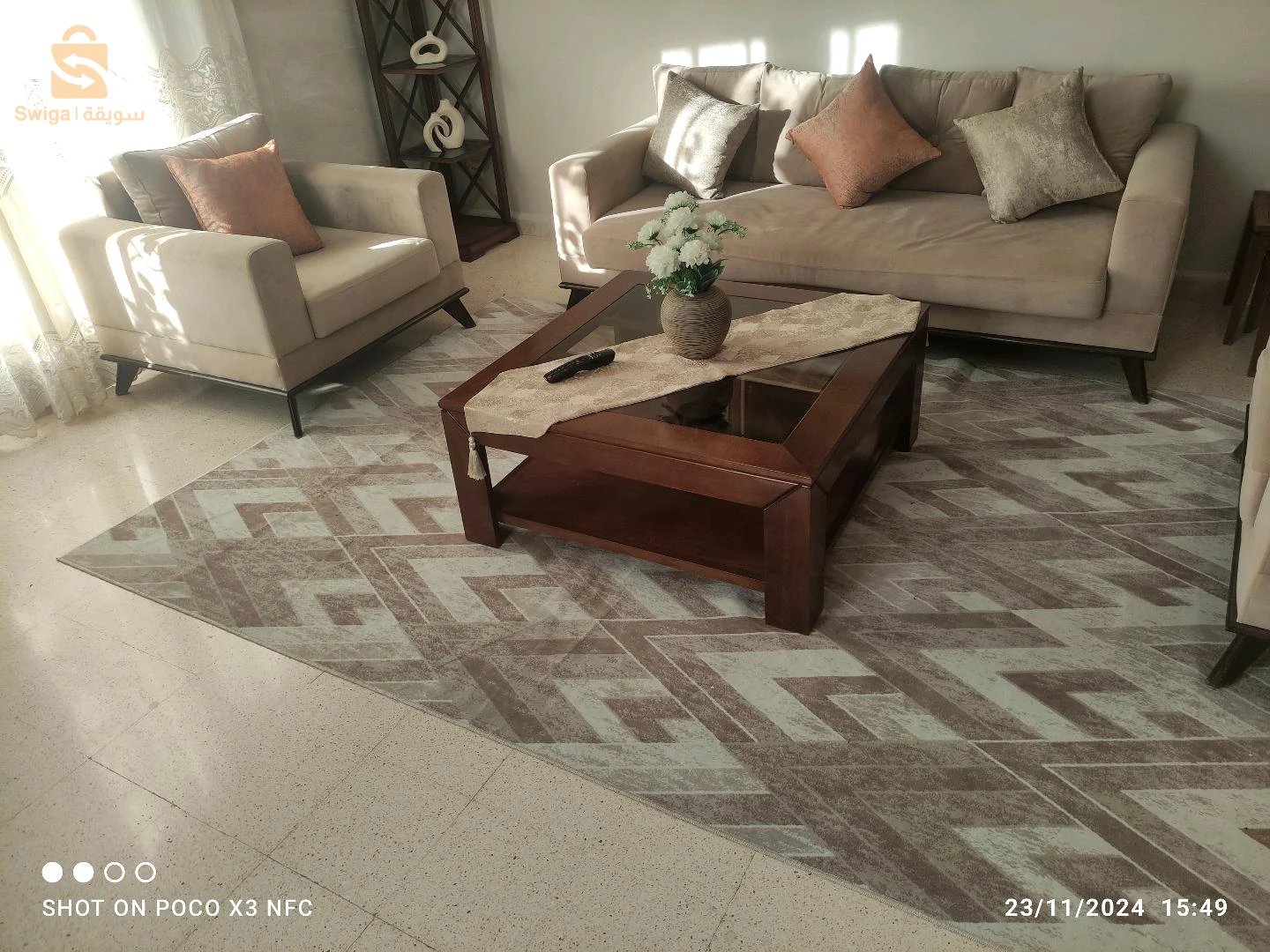 à vendre salon 5 places et tête à tête